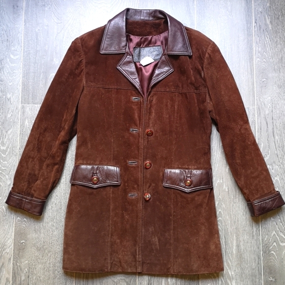 Brown Leather Jacket - Picture 1 of 5